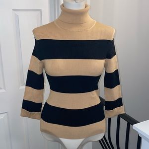 Bebe striped silk sweater